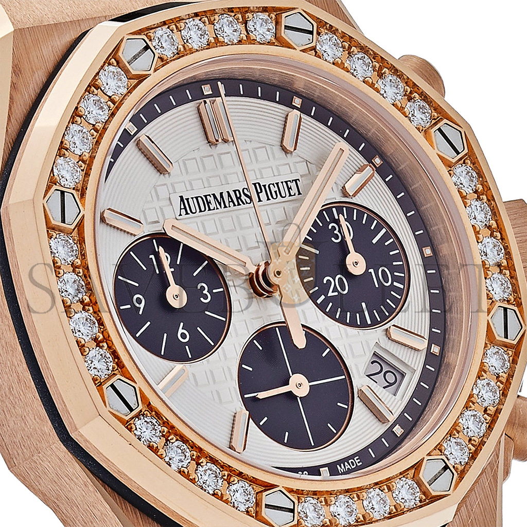 audemars p*g*et royal oak offshore rose gold Di*m*nd bezel watch 26231or.zz.d003ca.01
